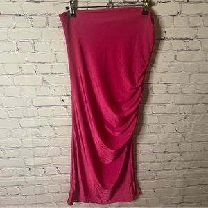 🙀Fuchsia Bathing Suit Cover-Up Skirt😍Size L